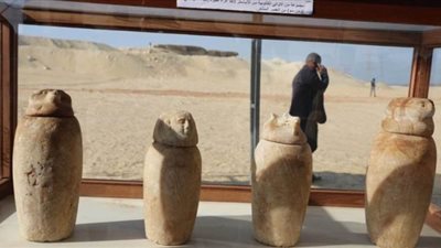 تفاصيل أول كشف أثري في ٢٠٢٠ بالغريفة بالمنيا | صور