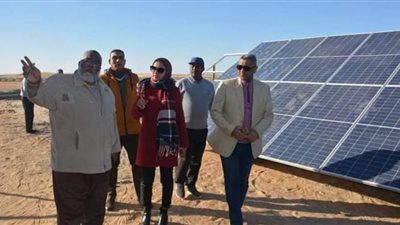 نائب محافظ الوادي الجديد تتفقد مشروع مزرعة نخيل الجمعية الشرعية بالخارجة