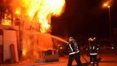 ماس كهربائي وراء حريق معرض موبيليا في مدينة نصر