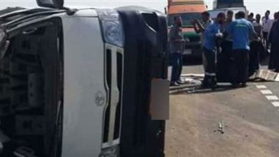 النيابة تستعلم عن الحالة الصحية لـ14 شخصًا أصيبوا في حادث المريوطية