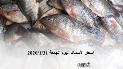 اسعار الأسماك اليوم الجمعة 2020/1/31