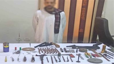 الأمن يداهم ورشة لتصنيع الأسلحة النارية فى الجيزة