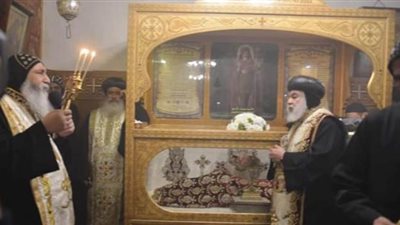 دير الأنبا انطونيوس بالبحر الأحمر يحتفل بعيد نياحة شفيعة