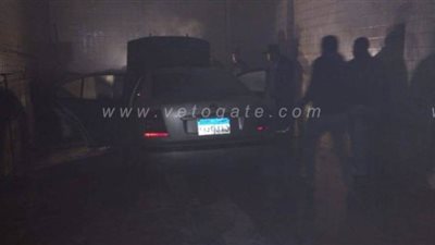 السيطرة على حريق في سيارة ملاكي بشبرا الخيمة | صور