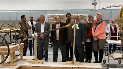 الجمعية العربية للحضارة والفنون في ضيافة المتحف المصري الكبير| صور