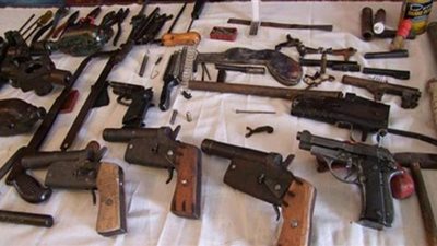 ضبط 201 قطعة سلاح ناري و208 قضية مخدرات
