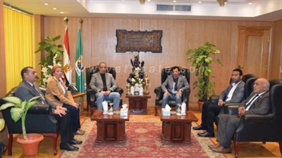 محافظ الفيوم يستقبل وزيرا الرياضة والبيئة