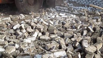 إزالة 61  حالة تعد على الأراضى الزراعية بالمنوفية خلال شهر يناير