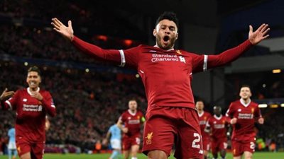 شامبرلين يتقدم لليفربول بالهدف الأول أمام ساوثهامبتون