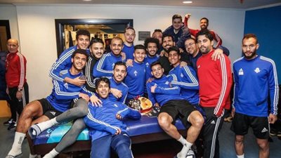 بيراميدز يحتفل بعيدى ميلاد عمر جابر وإسلام عيسى