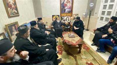 أسقف الشباب يستقبل وفدا من الكنيسة الرومانية الأرثوذكسية