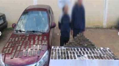 مصادرة 398 طربة حشيش بحوزة 4 عناصر إجرامية فى مطروح