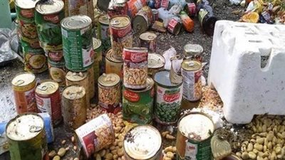 مصادرة 14 طن سلع غذائية فاسدة.. و156 ألف لتر مواد بترولية قبل بيعهم بالأسواق السوداء