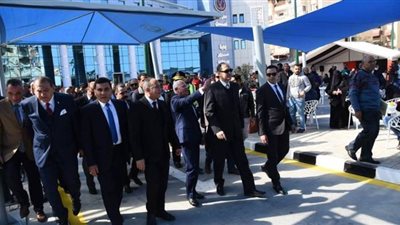 افتتاح وحدة تراخيص للسيارات الملاكى  فى ضواحي بورسعيد| صور