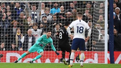 هوجو لوريس الأكثر تصديا لضربات الجزاء في الدوري الإنجليزي