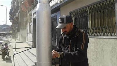 حملة لصيانة أعمدة الإنارة ببورسعيد | صور