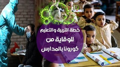 خطة التربية والتعليم للوقاية من كورونا بالمدارس | فيديو جراف 