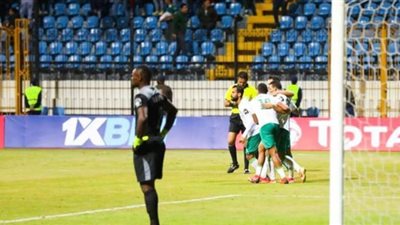 تعادل بين المصري ورينجرز في الشوط الأول