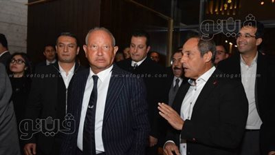 وصول نجيب ساويرس لكنيسة مارمرقس لوداع خالد بشارة