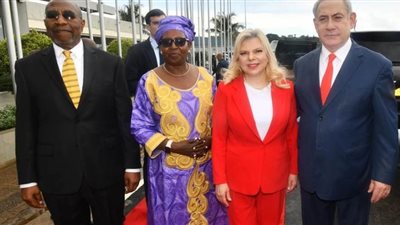 نتنياهو يعرب عن أمله في افتتاح سفارة أوغندا بالقدس| صور