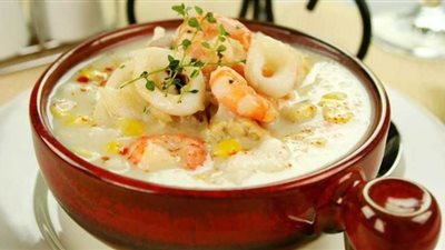 طريقة عمل شوربة السي فود