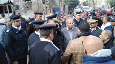 إزالة عشش منطقة العصارة  بالمرج وسط تشديدات أمنية | صور