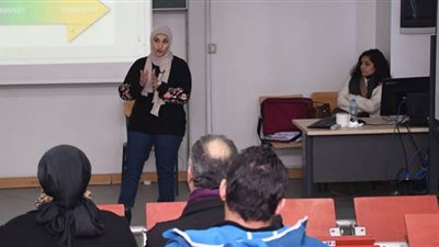 كلية الصيدلة بالجامعة الألمانية تنظم ورشة تدريبية لتطوير القدرات المهنية لمعيديها الجدد| الصور