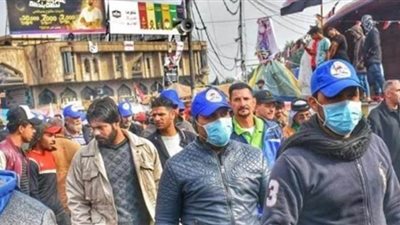 أصحاب القبعات الزرقاء.. مخلب مقتدى الصدر في مظاهرات بغداد