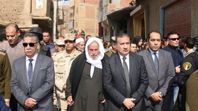 محافظ المنوفية يتقدم الجنازة العسكرية للشهيد أحمد صلاح ويأمر بإطلاق اسمه على مدرسة| صور