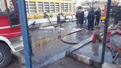 السيطرة على حريق بشركة مصر للبترول بالدقهلية| صور