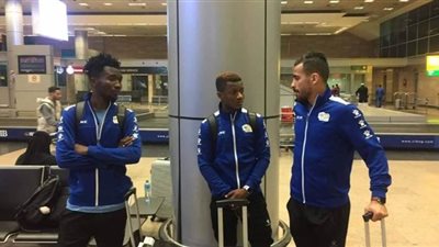 وصول بعثة المصري لمطار القاهرة قادمة من نيجيريا | فيديو وصور