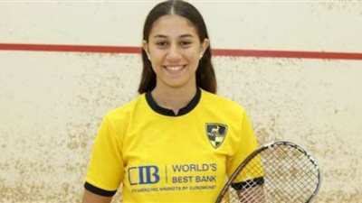 جنى شيحة تقتنص لقب بطولة الإسكواش بالهند