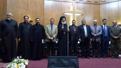 مطران كاثوليك المنيا يشارك في أسبوع الصلاة من أجل الوحدة