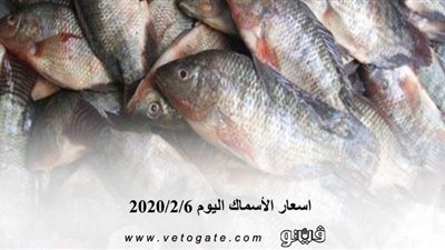 اسعار الأسماك اليوم 2020/2/6