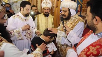 رسامة 120 شماسا في احتفالات شهداء ليبيا بإيبارشية سمالوط