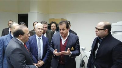 وزير التعليم العالى يتفقد مستشفى الصدر الجديد بطنطا