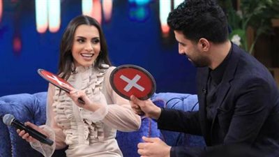 كارمن سليمان تتحدى زوجها مصطفى جاد في 