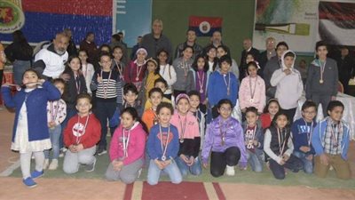 الصيد يحتفل بفريق التنس في فرع القطامية| صور