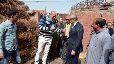 محافظ القليوبية يتفقد التجمعات الصناعية الصغيرة