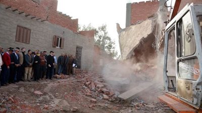 إزالة 101 حالة تعديات على أملاك الدولة بالقليوبية