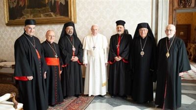 البابا فرنسيس يستقبل بطاركة الشرق الكاثوليك