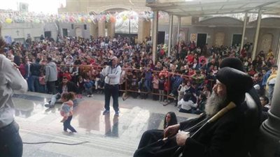 1500 طفل يشاركون في كرنفال إيبارشية حلوان