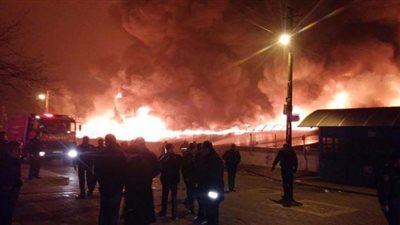 اندلاع حريق في منشأة عسكرية بإسطنبول