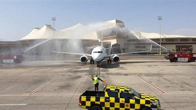 مطار شرم الشيخ يستقبل أولى الرحلات السياحية القادمة من بولندا | صور