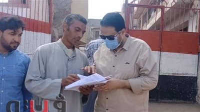 وكيل تعليم الغربية يحل مشكلة مدرسة كفر العزيزية بسمنود