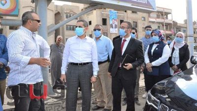 محافظ الغربية يتفقد أعمال التطوير بمشروعات المحلة الكبرى