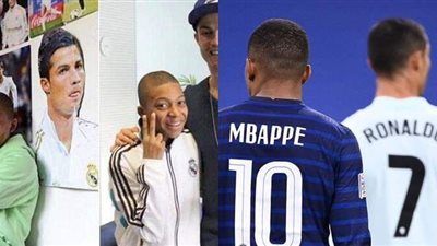 التلميذ والأستاذ.. رونالدو يمازح مبابي.. ورد فعل طريف من الأخير | فيديو