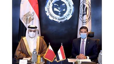 رئيس هيئة الاستثمار يبحث مع سفير البحرين سبل تعزيز الاستثمارات البحرينية في مصر