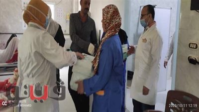 توزيع  حلوى المولد على مرضى الغسيل الكلوي بمستشفى الإبراهيمية بالشرقية | صور