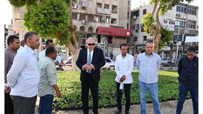 الدوادي يتفقد جداريات وحدائق محافظة قنا | صور